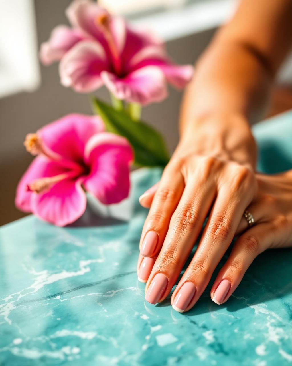 Nails services at Nailtini Key West salon in Key West, Florida